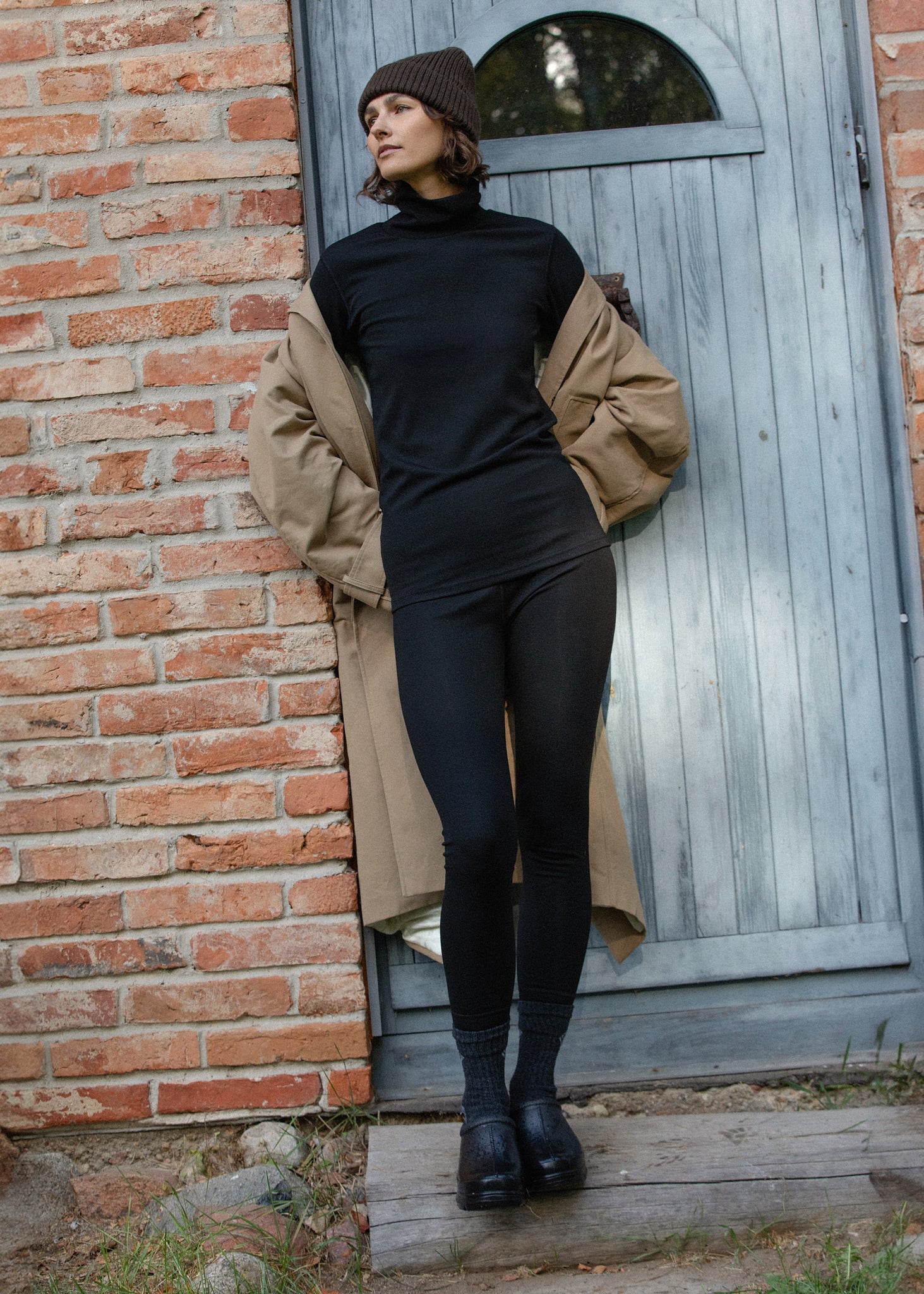 Namaldi Women's Thermal Pants in Black.