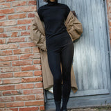 Namaldi+ Women's Thermal Shirt in Black.