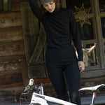 Namaldi+ Women's Thermal Shirt in Black.