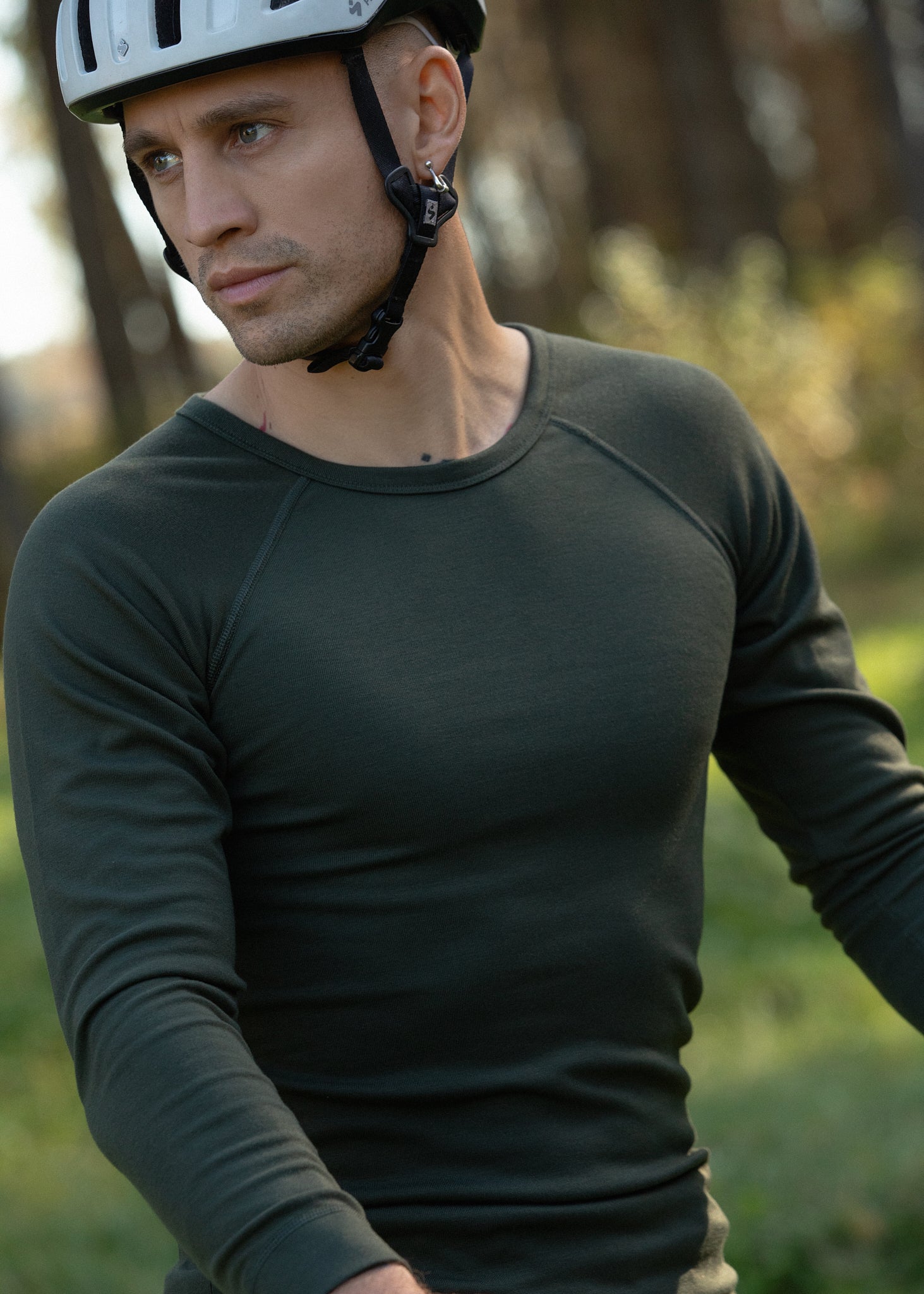 Namaldi Men's Thermal Shirt in Khaki.