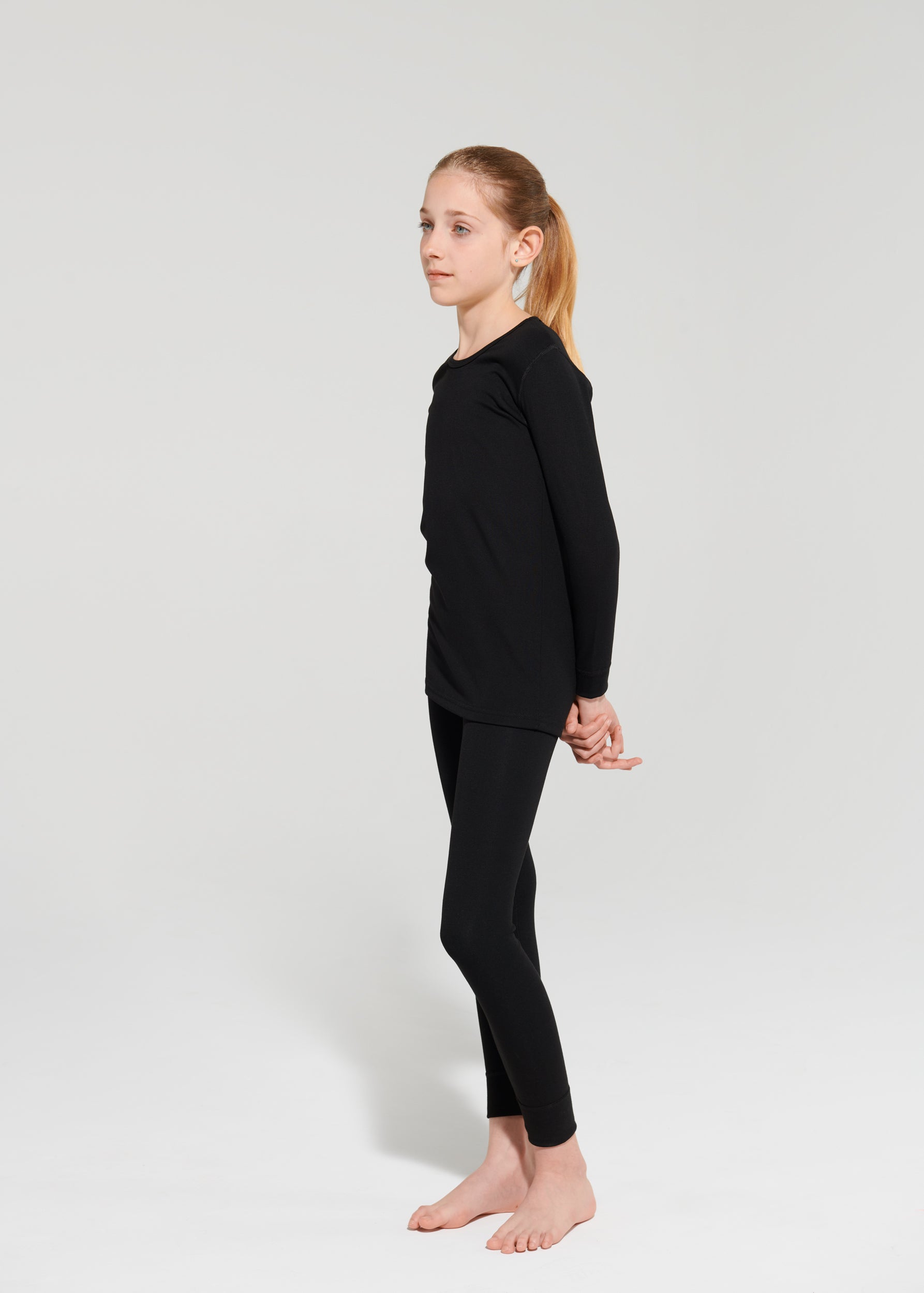 Namaldi Kid's Thermal Set in Black.