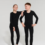 Namaldi Kid's Thermal Set in Black.