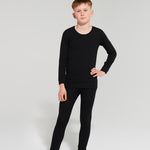 Namaldi Kid's Thermal Set in Black.