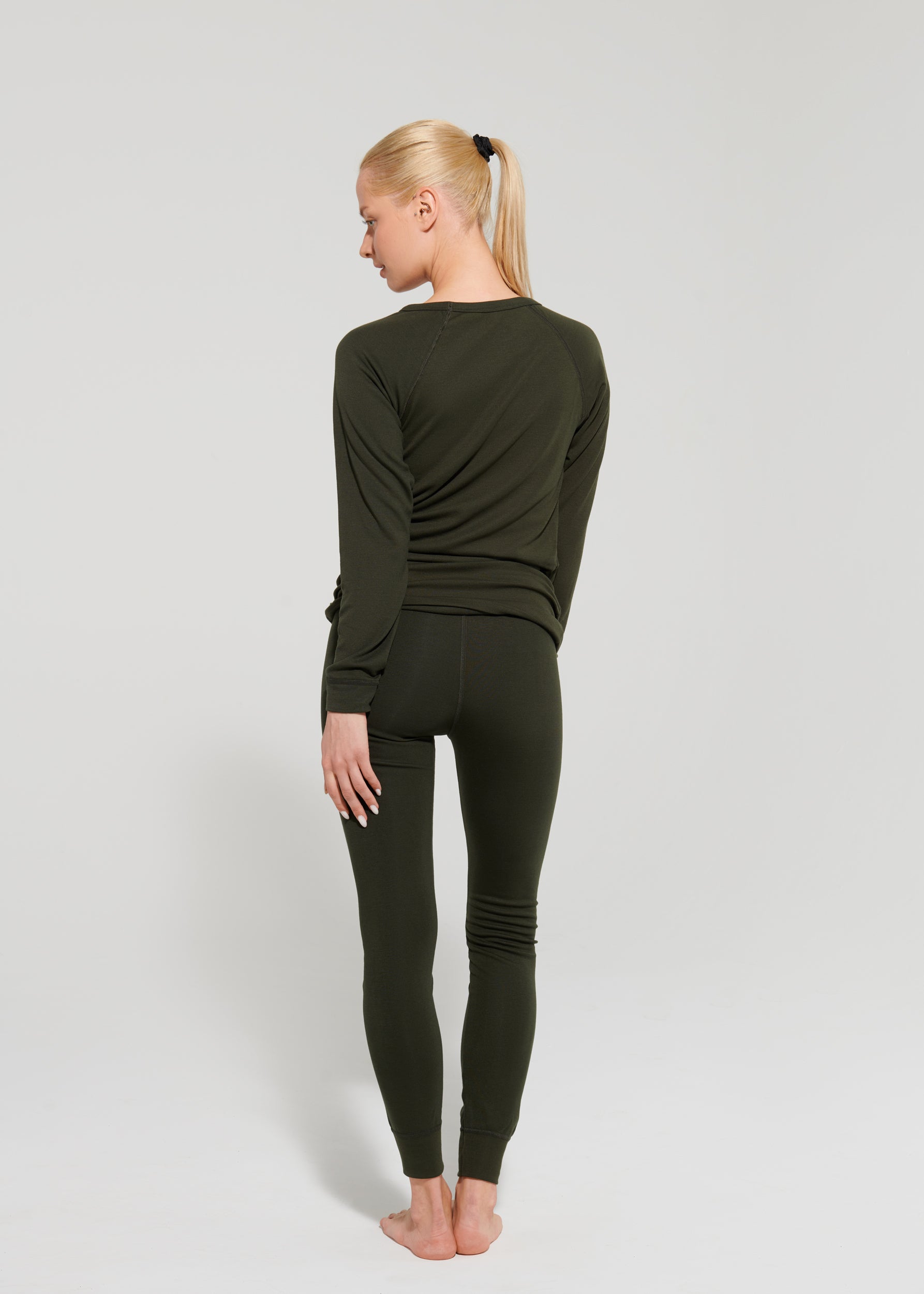 Namaldi Women's Thermal Set in Khaki.