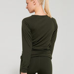 Namaldi Women's Thermal Shirt in Khaki.