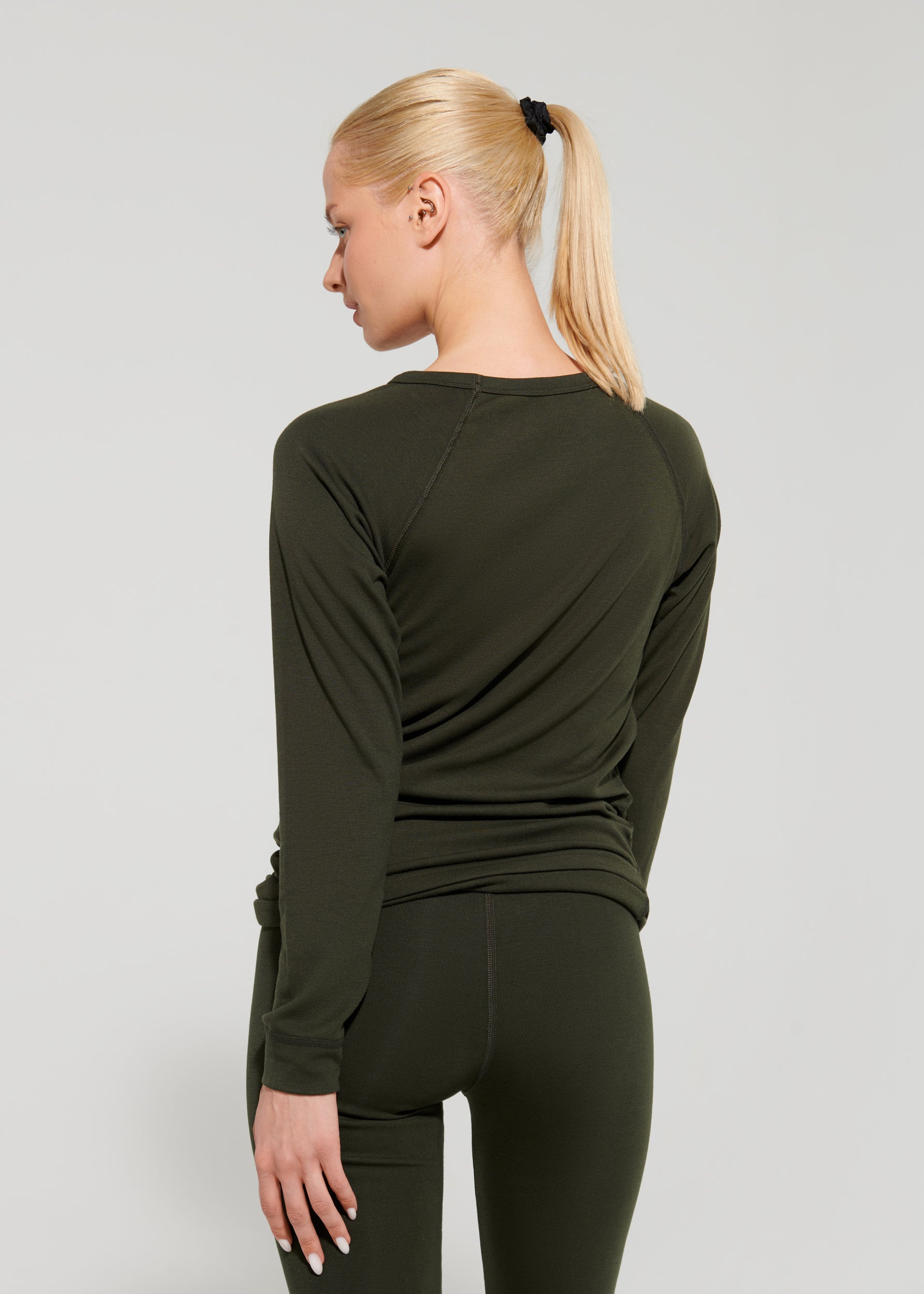 Namaldi Women's Thermal Shirt in Khaki.