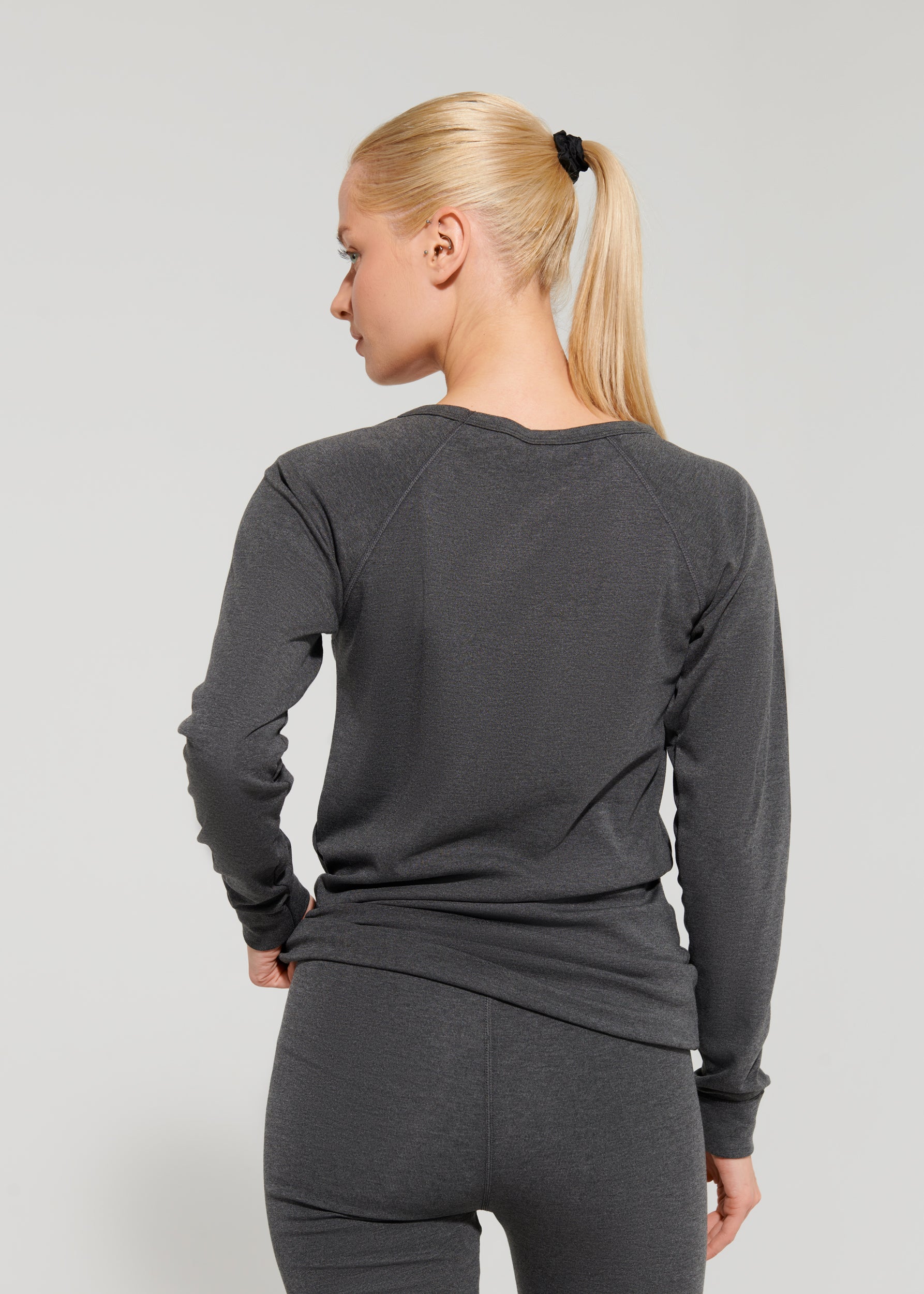 Namaldi Women's Thermal Shirt in Grey.