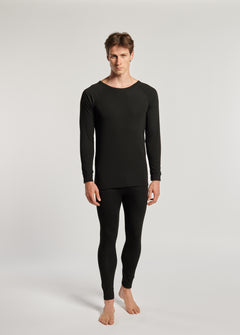 Namaldi Men's Thermal set in Black.