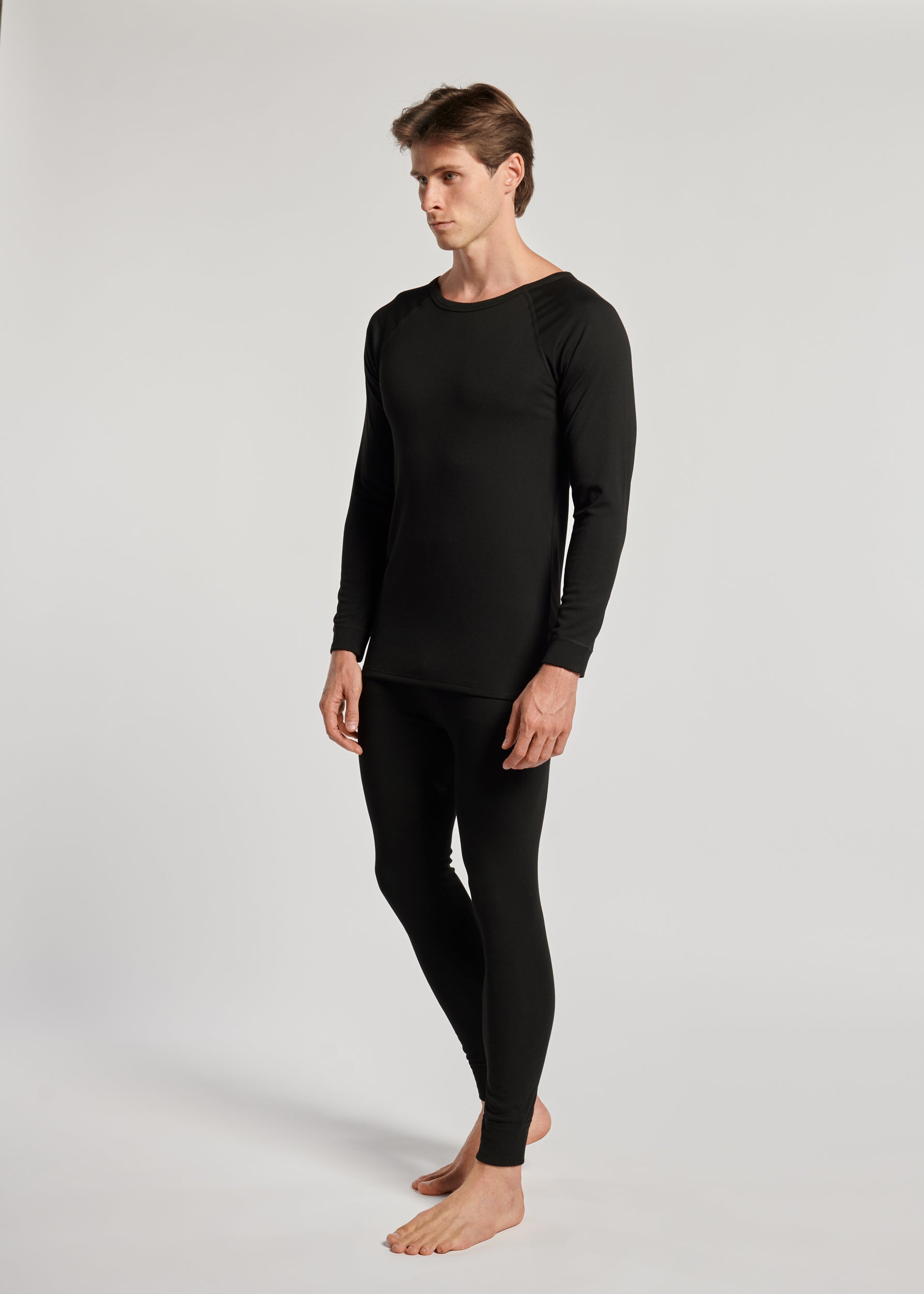 Namaldi Men's Thermal set in Black.