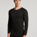 Namaldi Men's Thermal Shirt in Black.