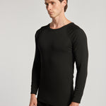 Namaldi Men's Thermal Shirt in Black.