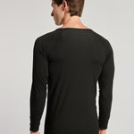 Namaldi Men's Thermal Shirt in Black.