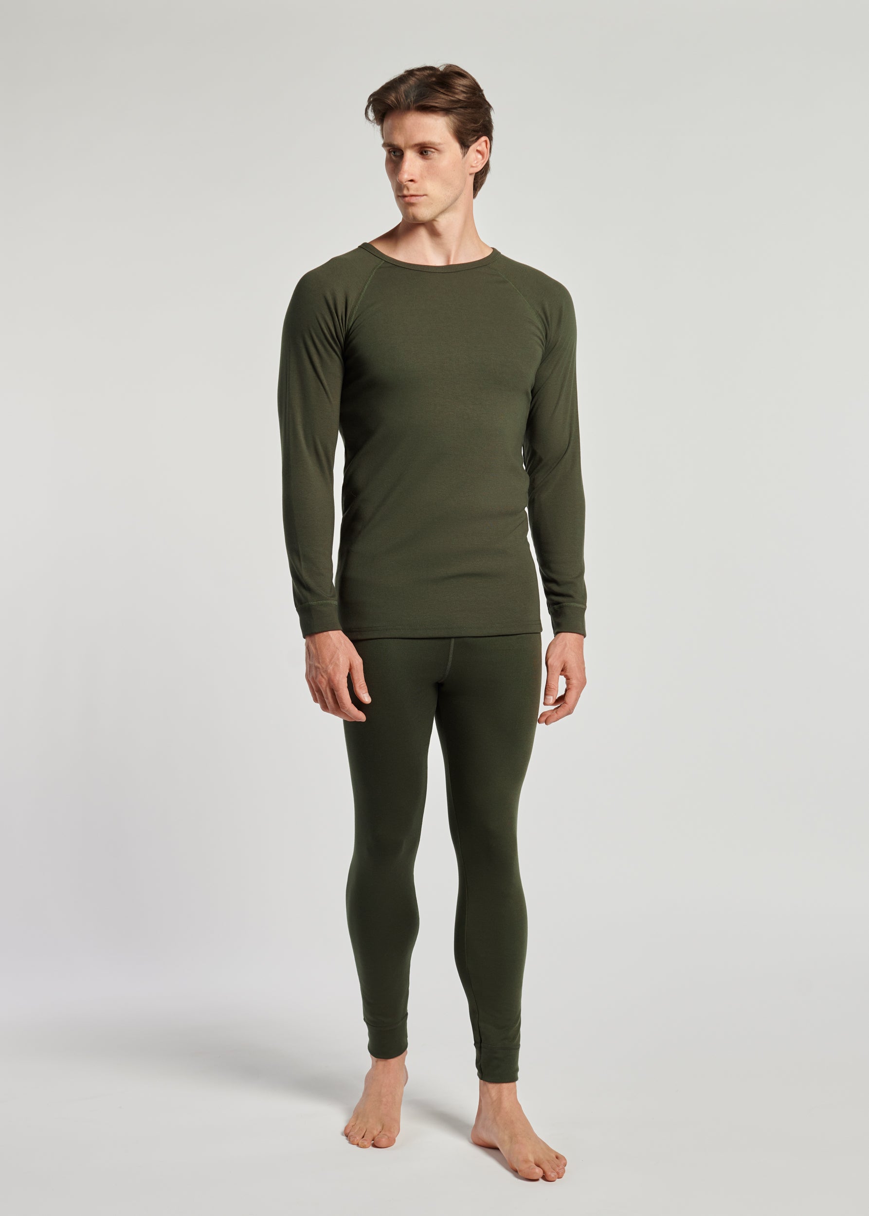 Namaldi Men's Thermal set in Khaki.