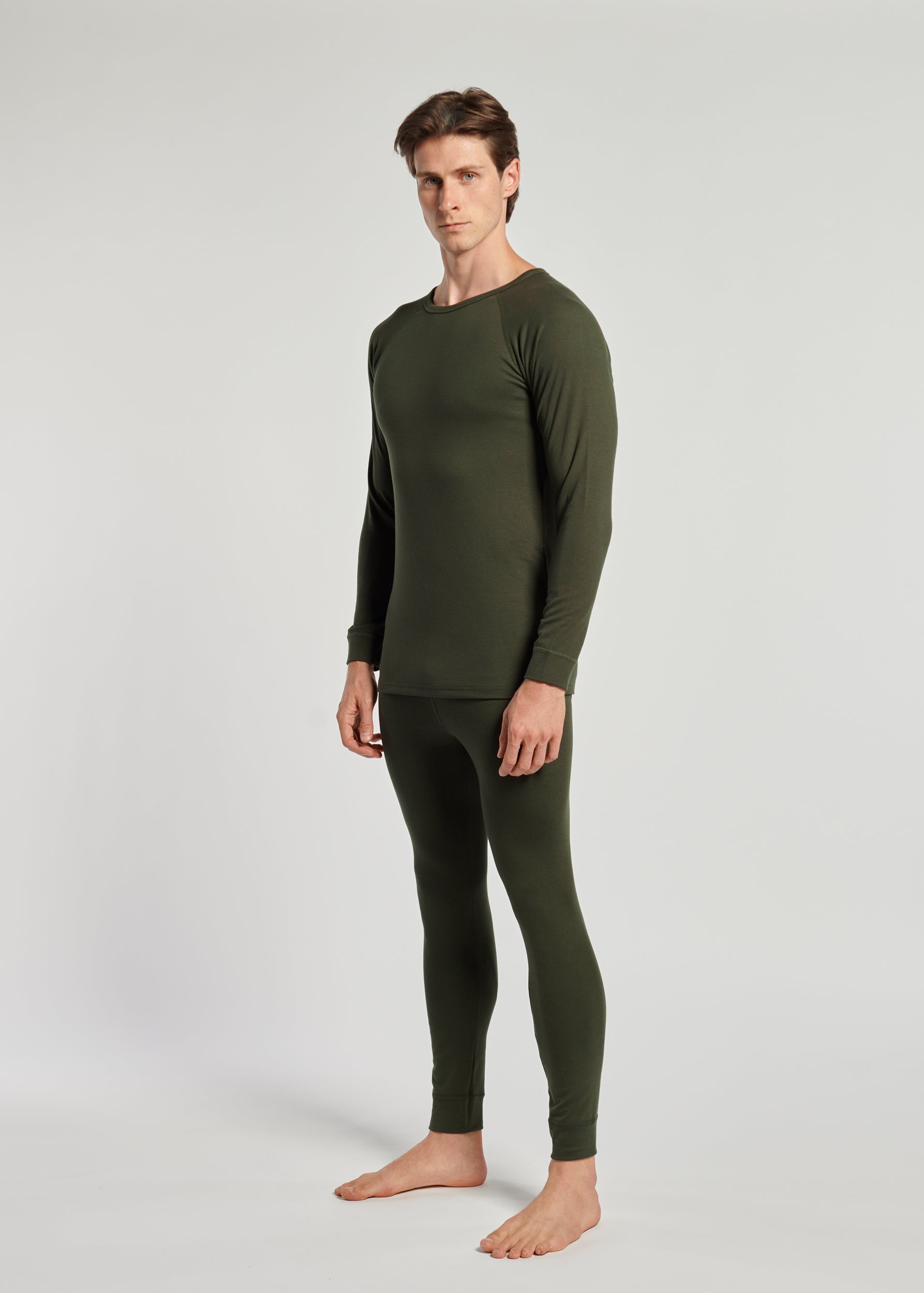 Namaldi Men's Thermal set in Khaki.