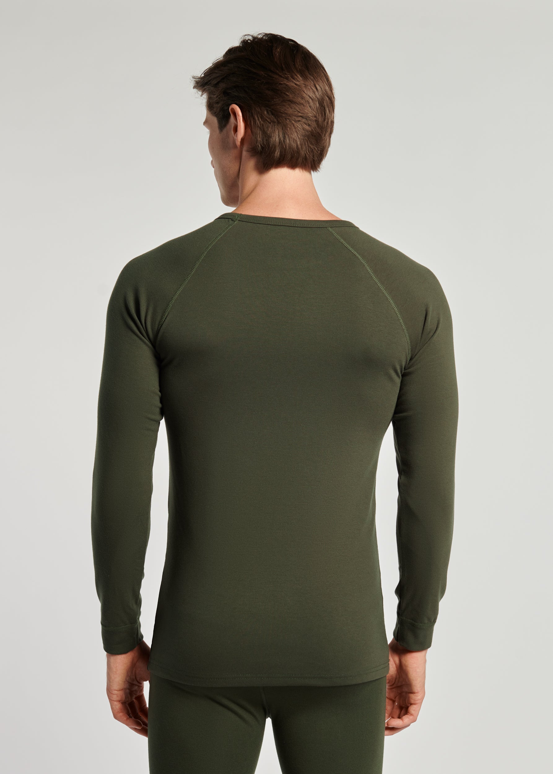 Namaldi Men's Thermal Shirt in Khaki.