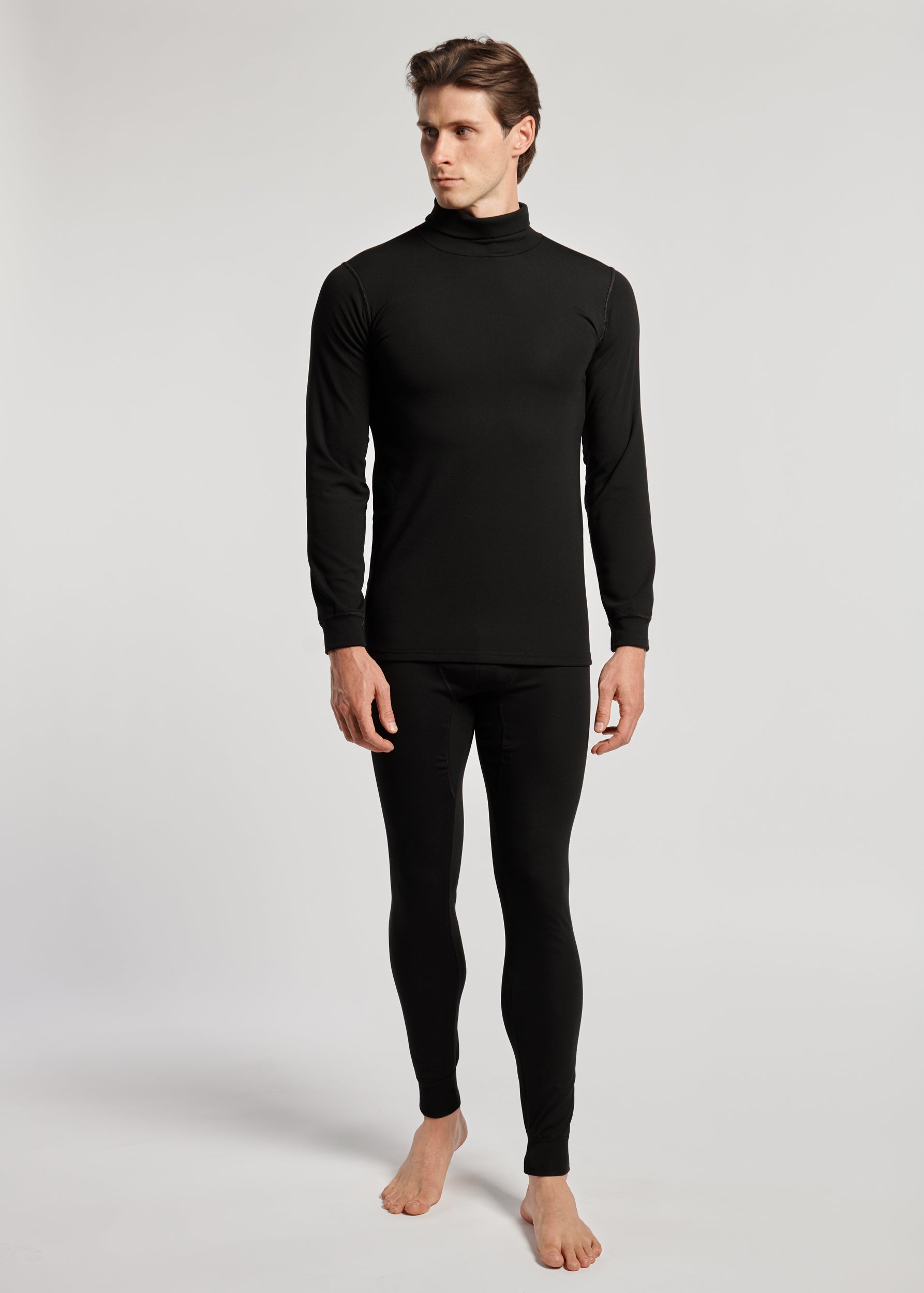 Namaldi+ Men's Thermal set in Black.