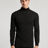 Namaldi+ Men's Thermal Shirt in Black.