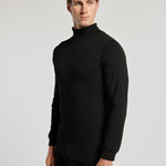 Namaldi+ Men's Thermal Shirt in Black.