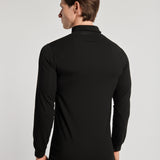 Namaldi+ Men's Thermal Shirt in Black.