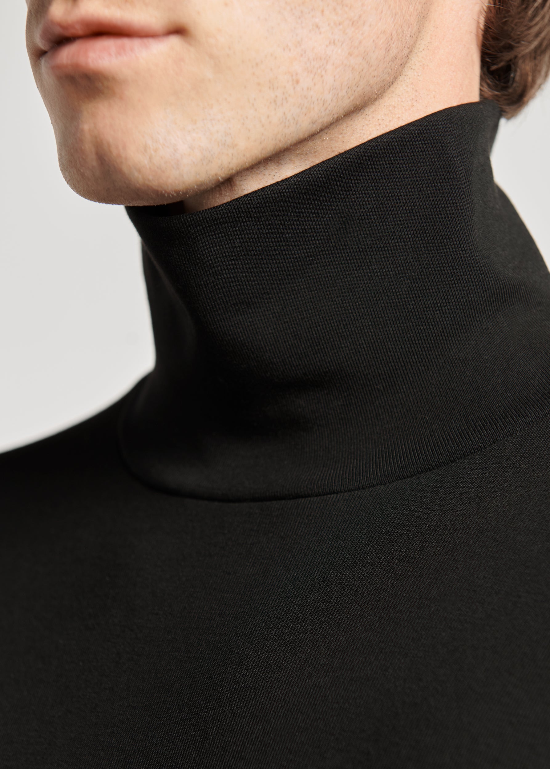 Namaldi+ Men's Thermal Shirt in Black.