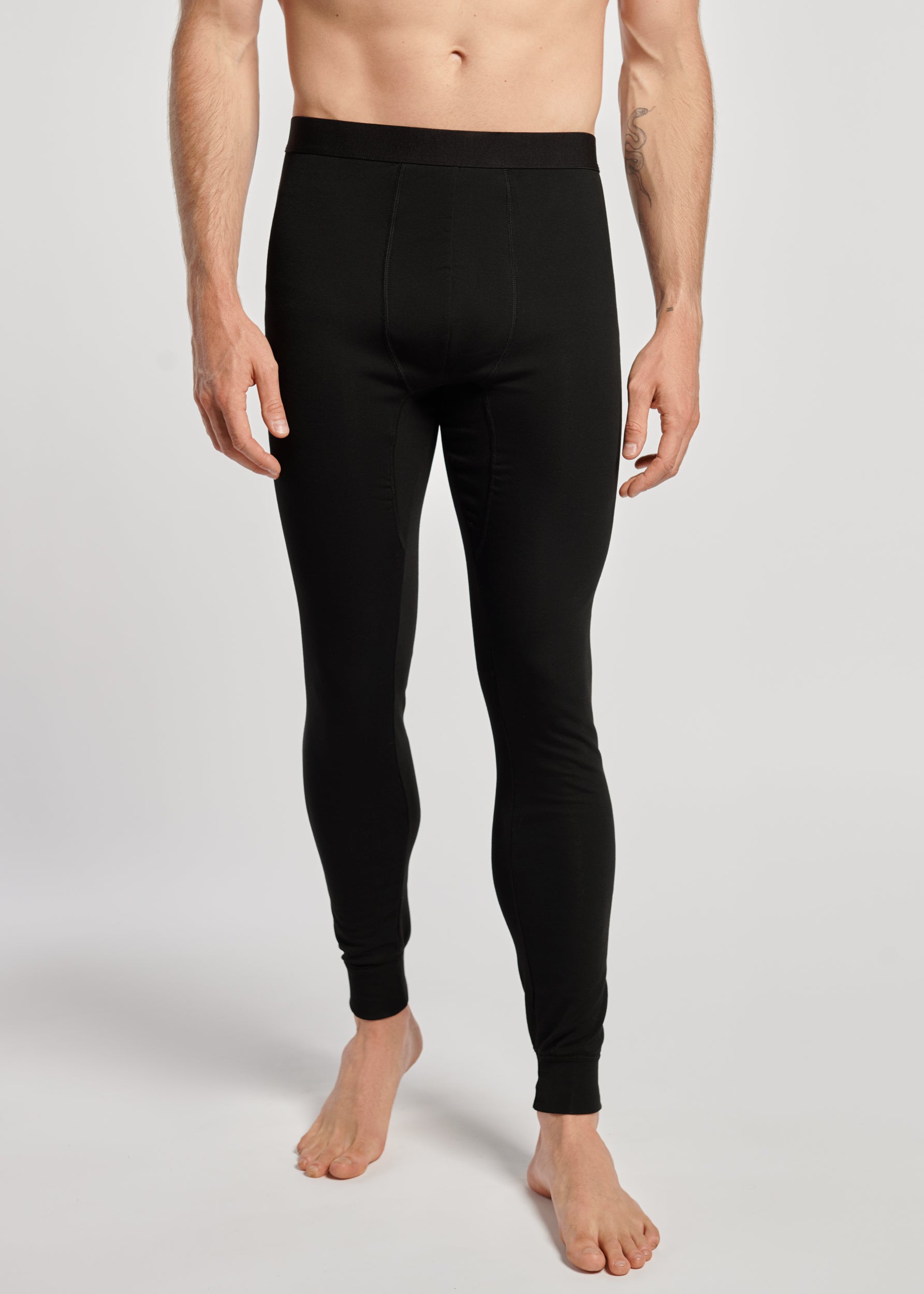 Namaldi+ Men's Thermal Pants in Black.