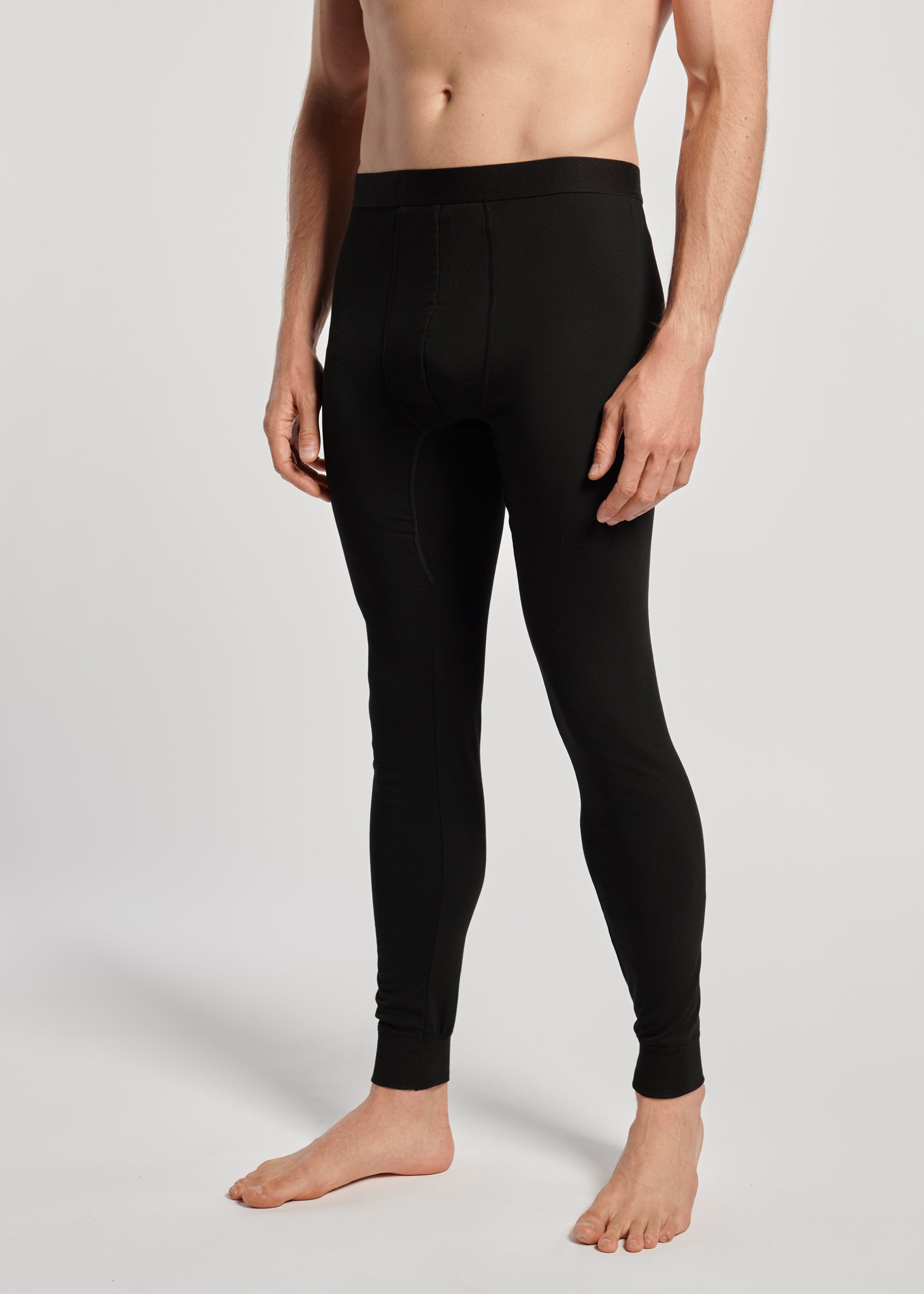 Namaldi+ Men's Thermal Pants in Black.