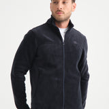 Shooter Men's Fleece Jacket in Blue.