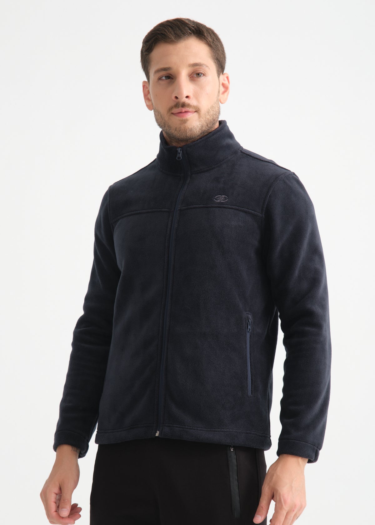 Shooter Men's Fleece Jacket in Blue.