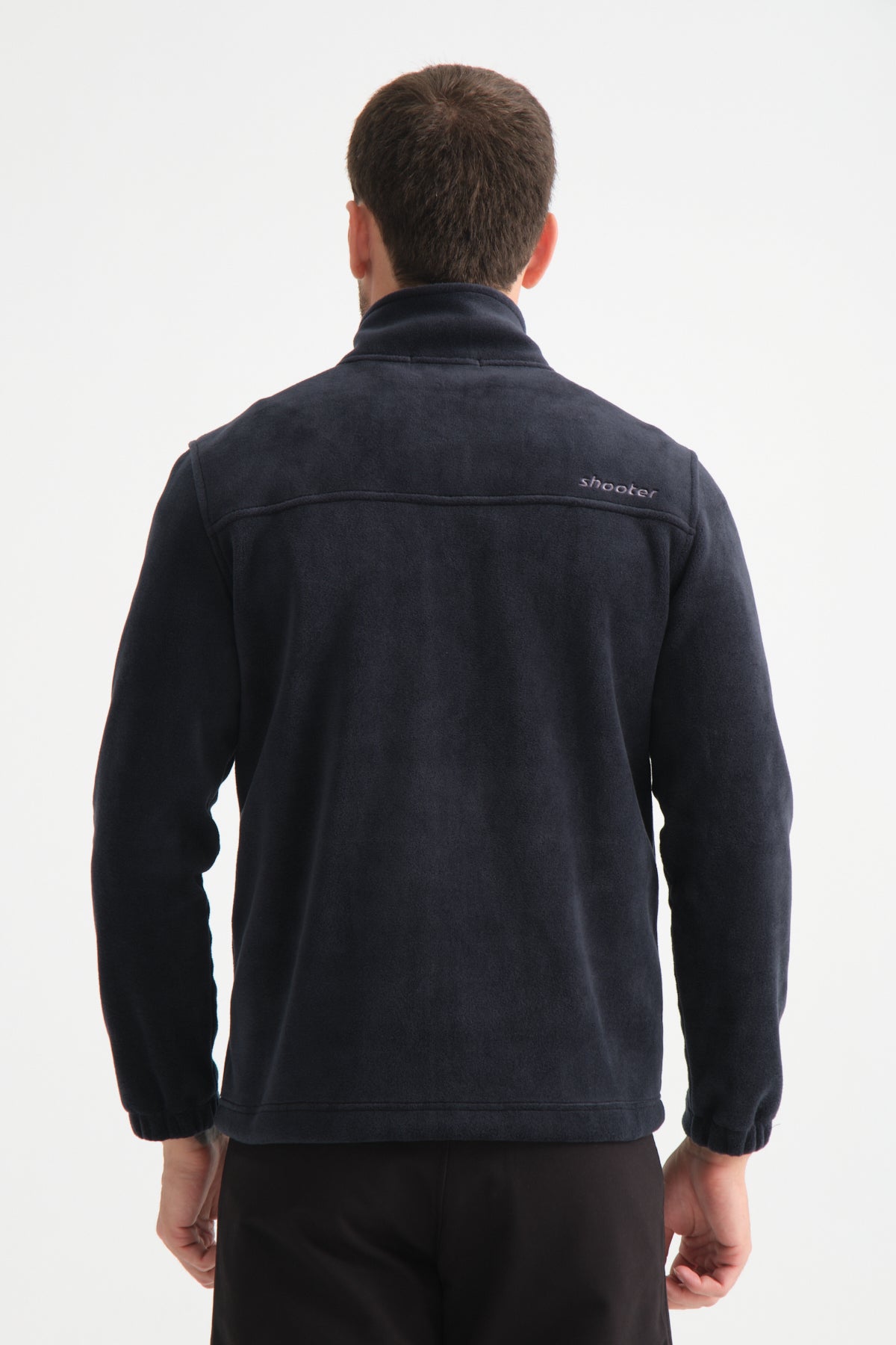 Shooter Men's Fleece Jacket in Blue.