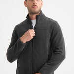 Shooter Men's Fleece Jacket in Grey.