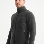 Shooter Men's Fleece Jacket in Grey.