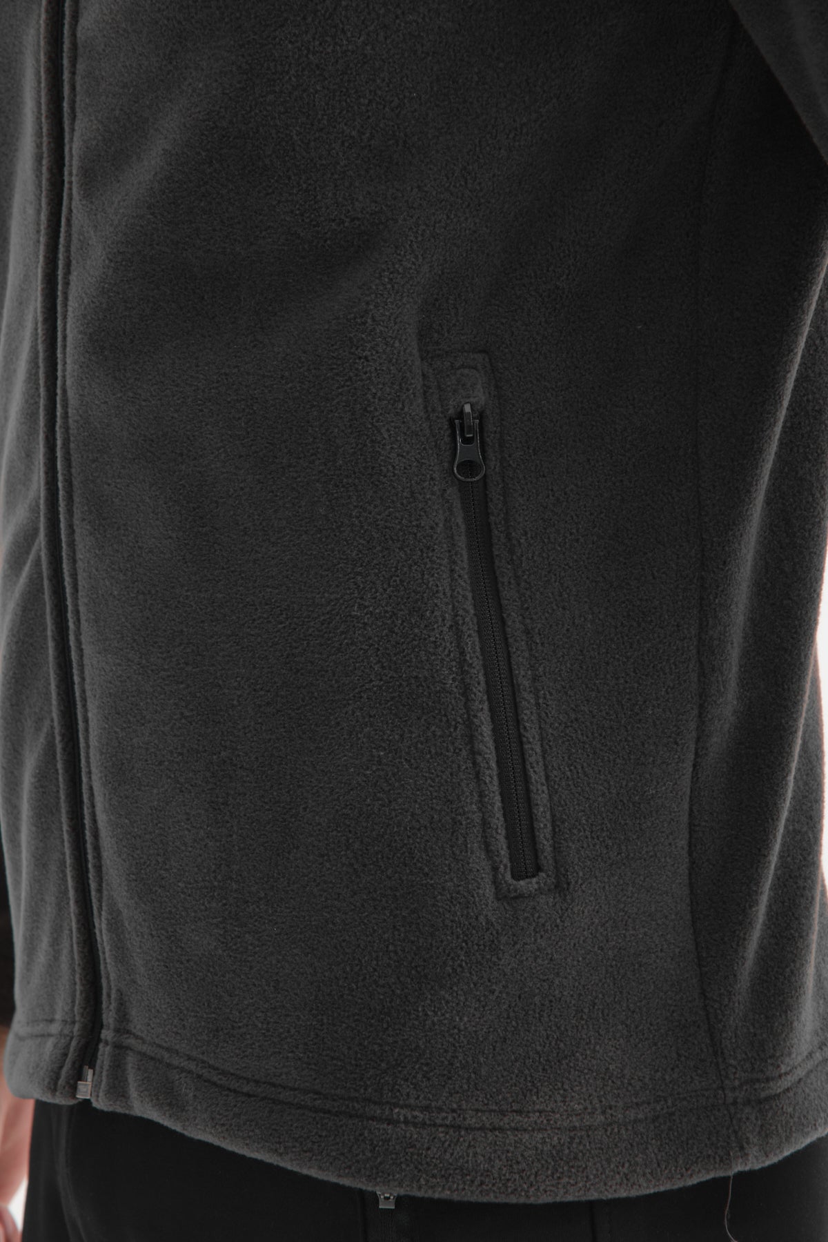Shooter Men's Fleece Jacket in Grey.