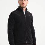 Shooter Men's Fleece Jacket in Black.