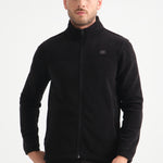 Shooter Men's Fleece Jacket in Black.