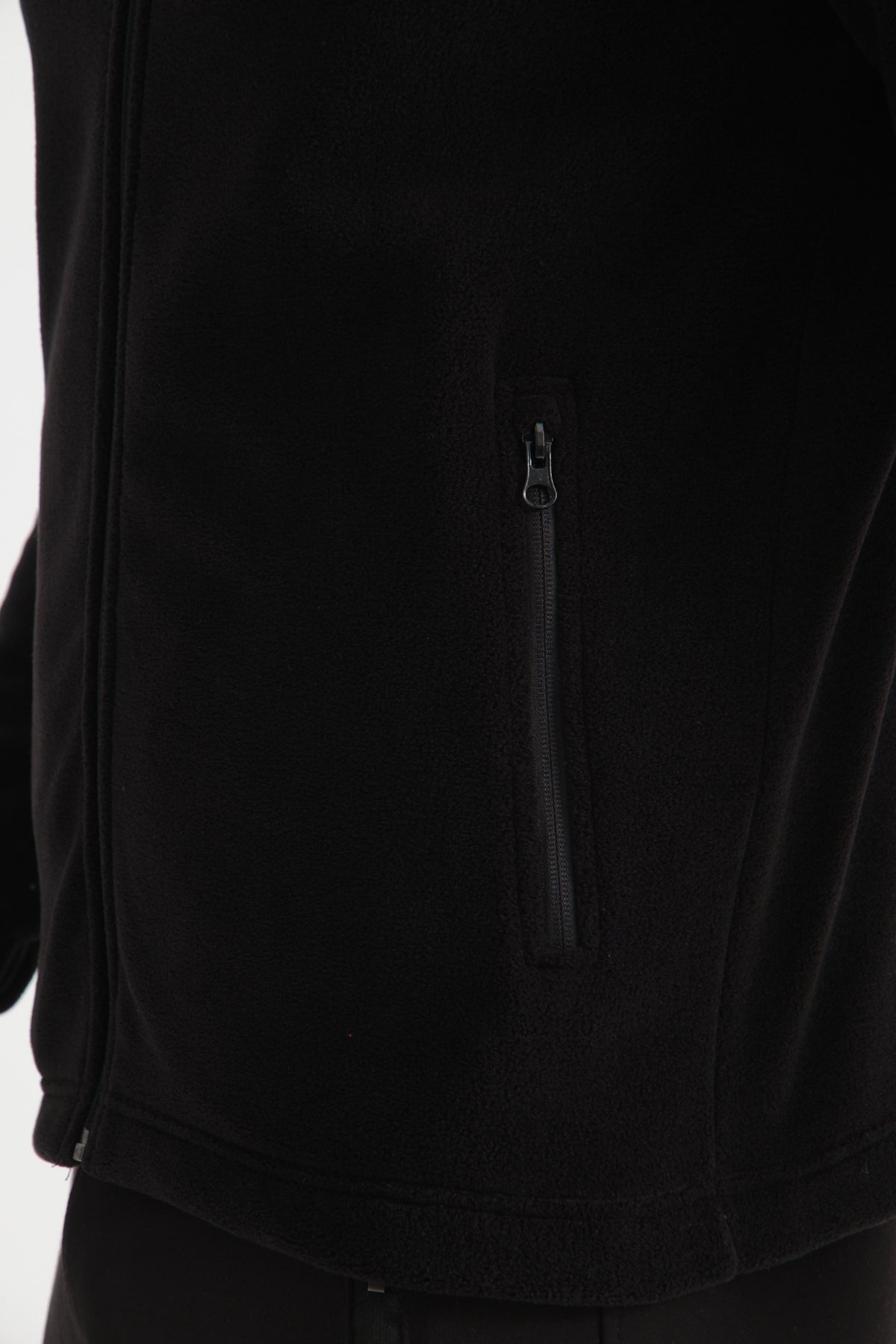 Shooter Men's Fleece Jacket in Black.