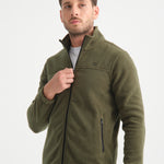 Shooter Men's Fleece Jacket in Khaki.
