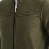 Shooter Men's Fleece Jacket in Khaki.