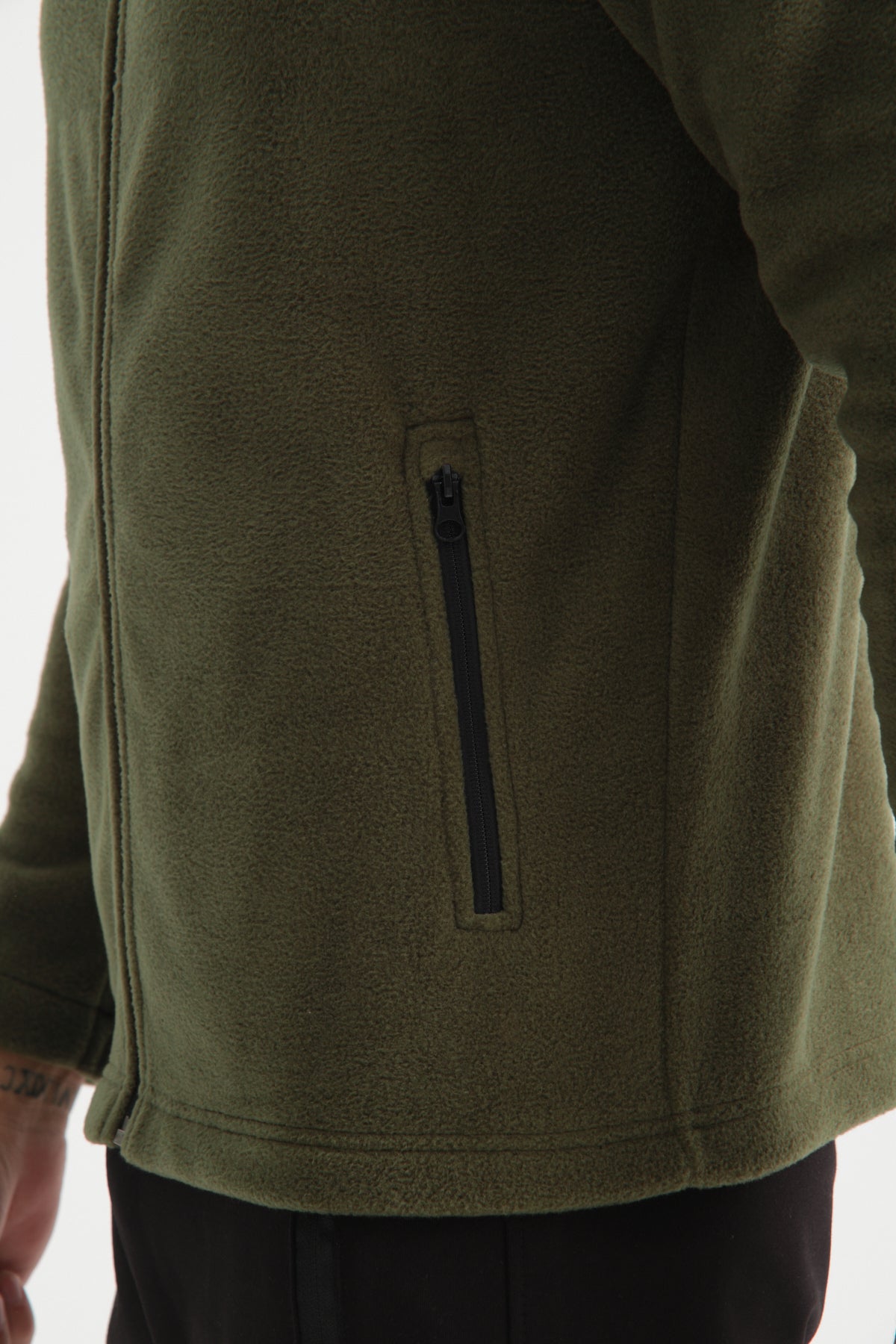 Shooter Men's Fleece Jacket in Khaki.